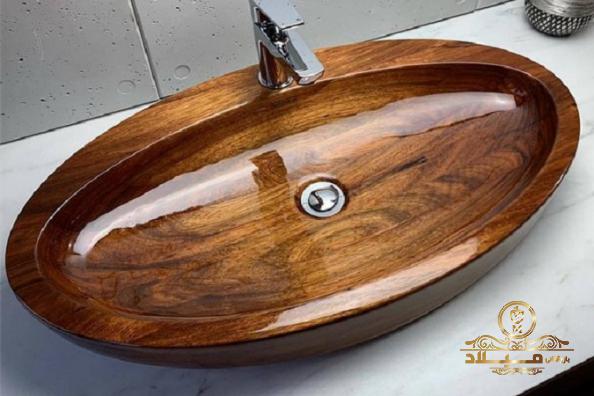 خرید انواع روشویی دستشویی طرح چوب