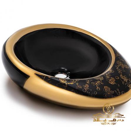 صادرکننده انواع روشویی طلایی مشکی