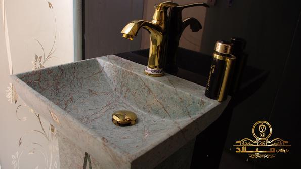 بزرگترین کارخانه تولید روشویی سنگی گوشه ای