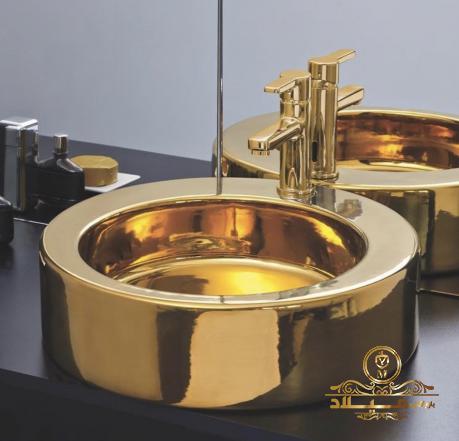 قیمت پخش کاسه روشویی روکار طلایی در بازار تهران