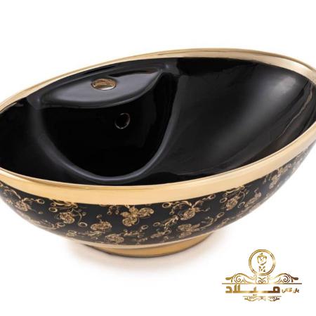 بیشترین میزان فروش کاسه روشویی مشکی طلایی در 6 ماه گذشته