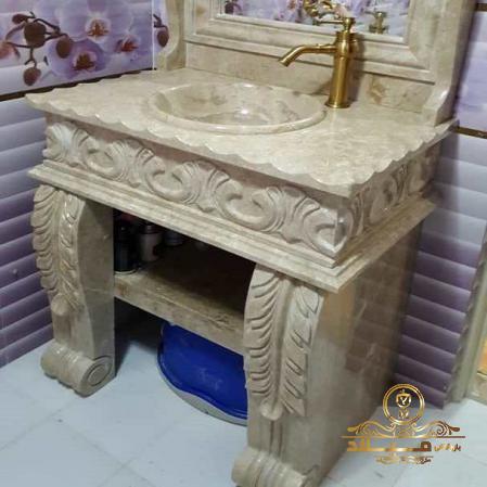 بهترین روش صادرات روشویی سنگی دوپایه گلدار کدام است