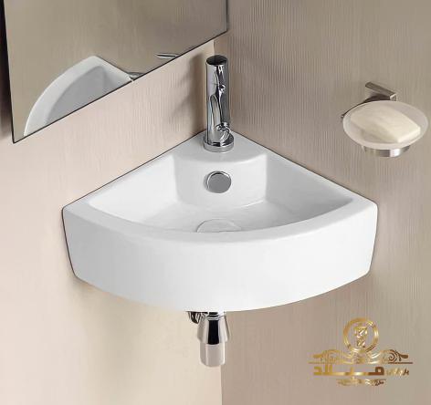 قیمت خرید روشویی سه گوش سرامیکی با تخفیف ویژه
