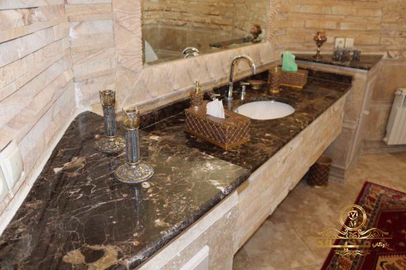 شرکت پخش روشویی با سنگ گلدن بلک با نازل ترین قیمت