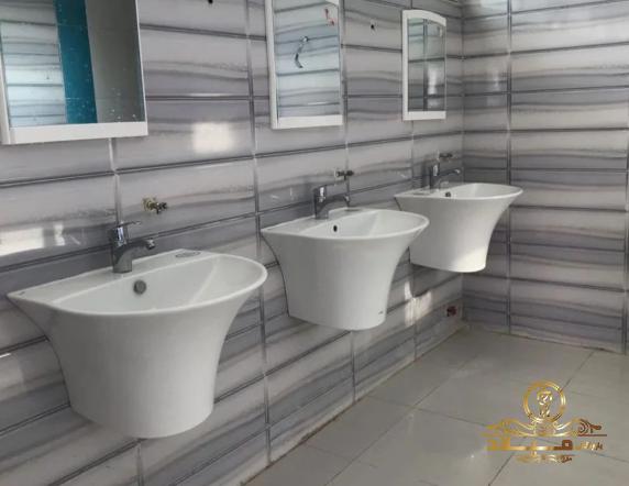 بررسی نحوه پخش انواع روشویی نیم پایه