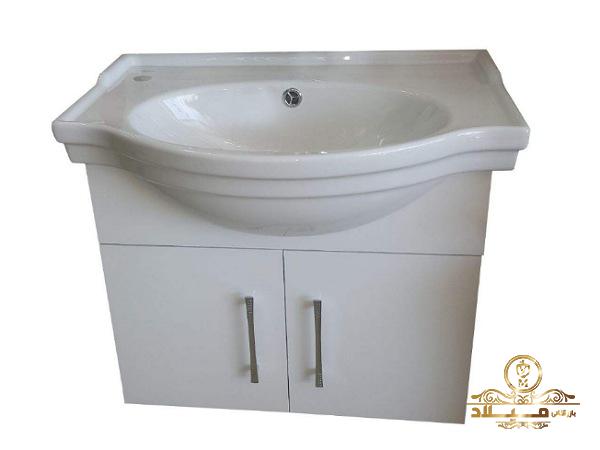 تولید روشویی کابینت دار زمینی 80 سانت با فناوری جدید