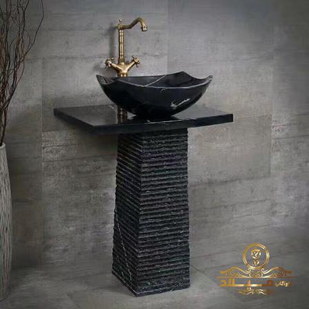 قیمت خرید روشویی سنگی دوپایه مشکی با تخفیف ویژه