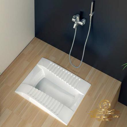 کارخانه عرضه توالت سنتی ایرانی سفید