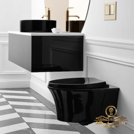 تامین کنندگان توالت فرنگی مشکی وال هنگ