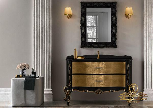 قیمت استثنائی روشویی کلاسیک طلایی