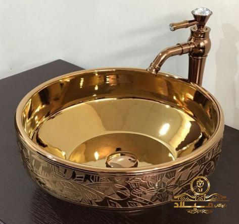 تولیدکنندگان انواع روشویی طلایی رنگ